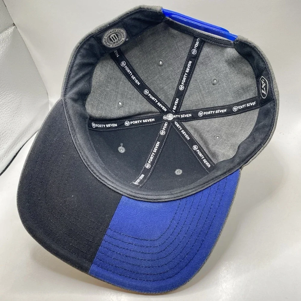 Memphis Tigers Hat 47‎ Brand Snapback Captain Gray Flat bill VGC Cleaned